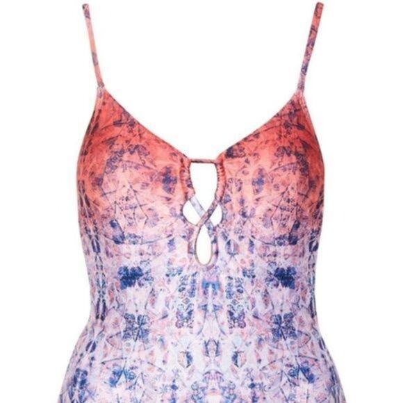 NWOT TopShop Ombré Geo One-Piece Swimsuit Sz 8 - Picture 4 of 9